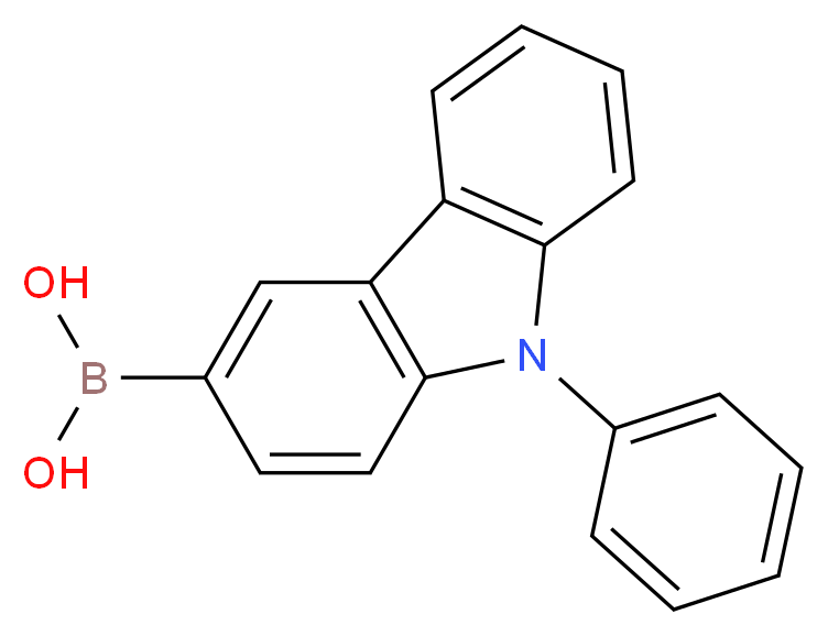 9-Phenyl-9H-carbazole-3-boronic acid_Molecular_structure_CAS_854952-58-2)