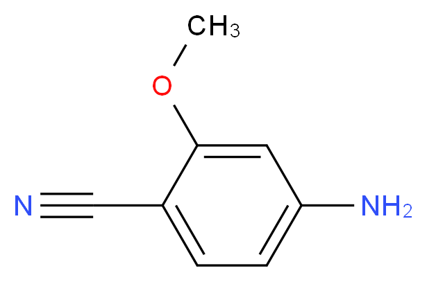 4-Amino-2-methoxybenzonitrile_Molecular_structure_CAS_7251-09-4)