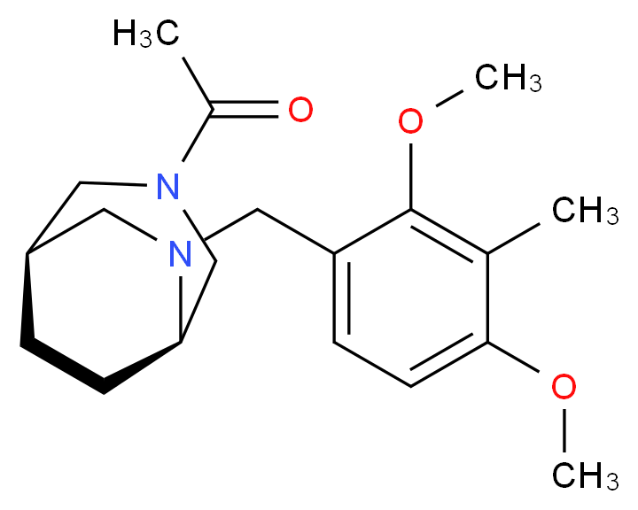 (1R*,5R*)-3-acetyl-6-(2,4-dimethoxy-3-methylbenzyl)-3,6-diazabicyclo[3.2.2]nonane_Molecular_structure_CAS_)