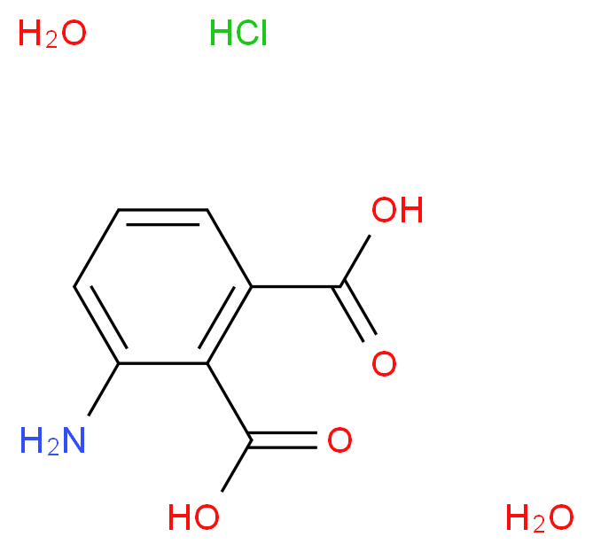 3-Aminophthalic acid hydrochloride dihydrate_Molecular_structure_CAS_6946-22-1)