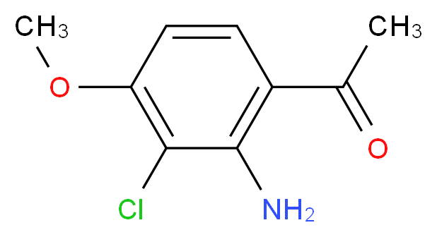 1-(2-Amino-3-chloro-4-methoxyphenyl)ethanone_Molecular_structure_CAS_923289-36-5)