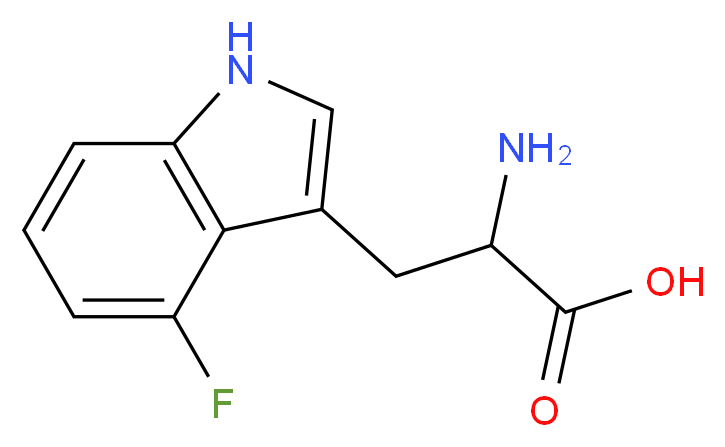 4-Fluoro-DL-tryptophan_Molecular_structure_CAS_25631-05-4)