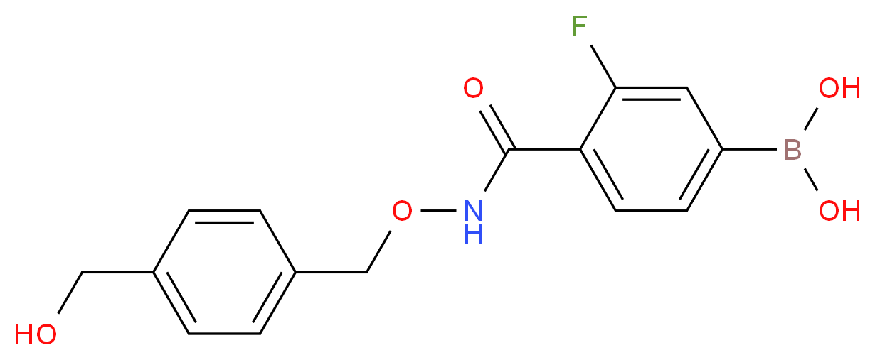 3-Fluoro-4-(4-methoxybenzyloxycarbamoyl)benzeneboronic acid_Molecular_structure_CAS_913835-49-1)