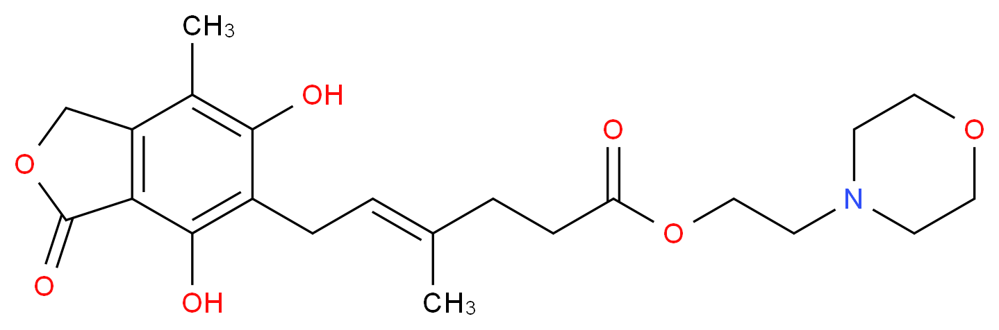 O-Desmethyl Mycophenolate Mofetil(Impurity A)_Molecular_structure_CAS_1322681-36-6)