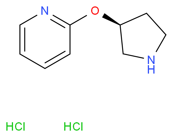 (S)-2-(pyrrolidin-3-yloxy)pyridine dihydrochloride_Molecular_structure_CAS_1029715-21-6)