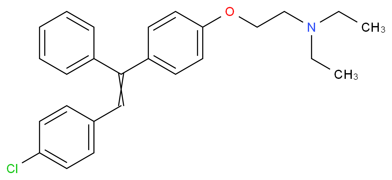 Deschloro-4'-chloro Clomiphene Citrate_Molecular_structure_CAS_761364-34-5)