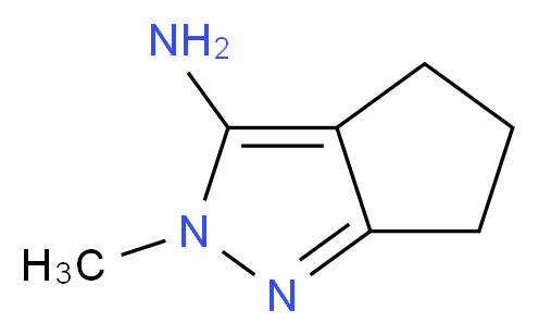 2-methyl-2,4,5,6-tetrahydrocyclopenta[c]pyrazol-3-amine_Molecular_structure_CAS_877041-43-5)