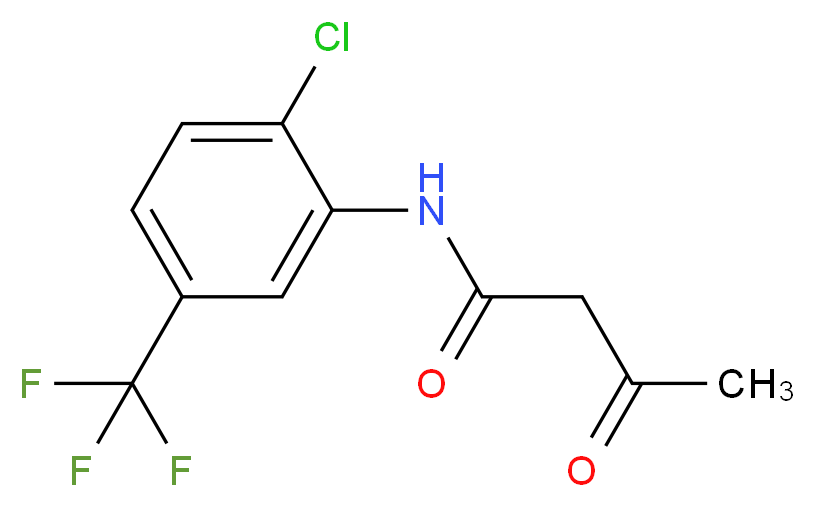 N-[2-chloro-5-(trifluoromethyl)phenyl]-3-oxobutanamide_Molecular_structure_CAS_585-97-7)
