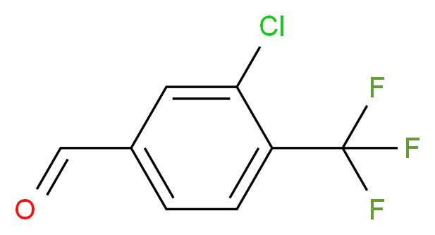 3-Chloro-4-(trifluoromethyl)benzaldehyde, JRD_Molecular_structure_CAS_)