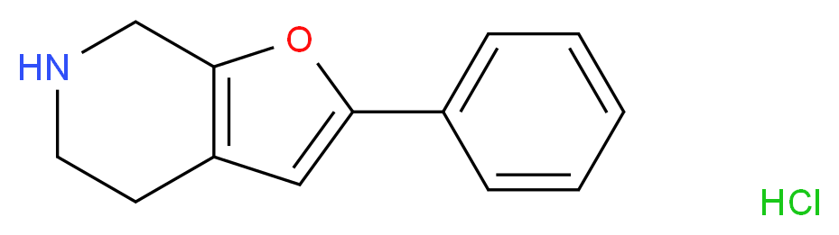 2-phenyl-4H,5H,6H,7H-furo[2,3-c]pyridine hydrochloride_Molecular_structure_CAS_)
