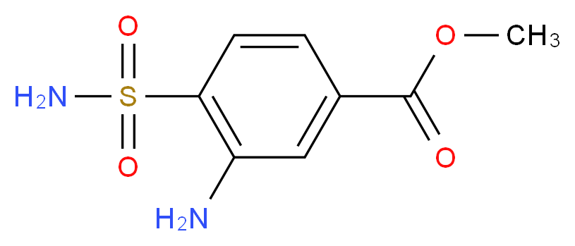 methyl 3-amino-4-sulfamoylbenzoate_Molecular_structure_CAS_)