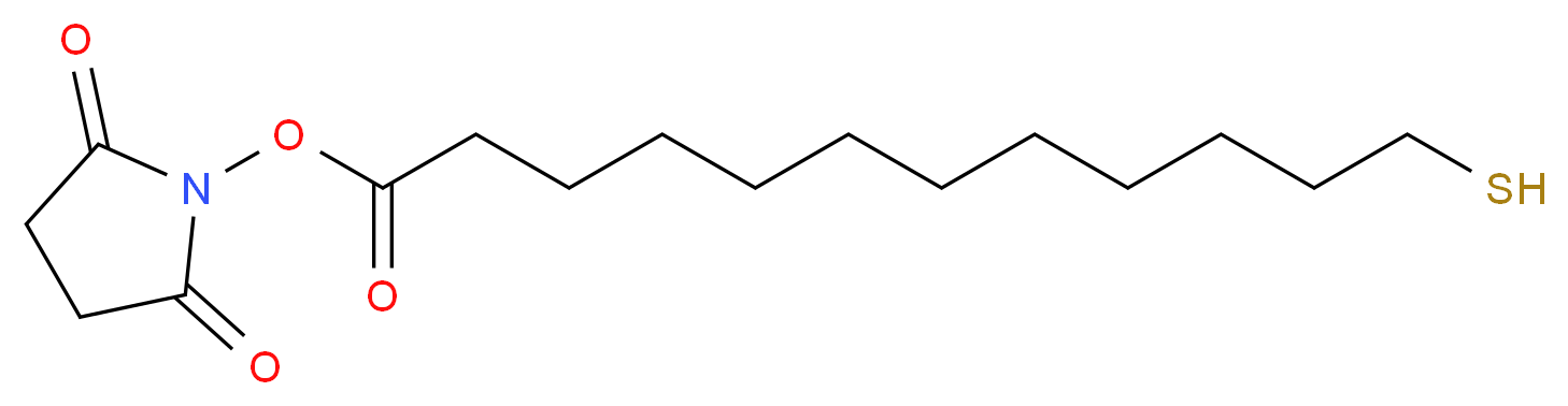 12-Mercaptododecanoic acid NHS ester_Molecular_structure_CAS_)
