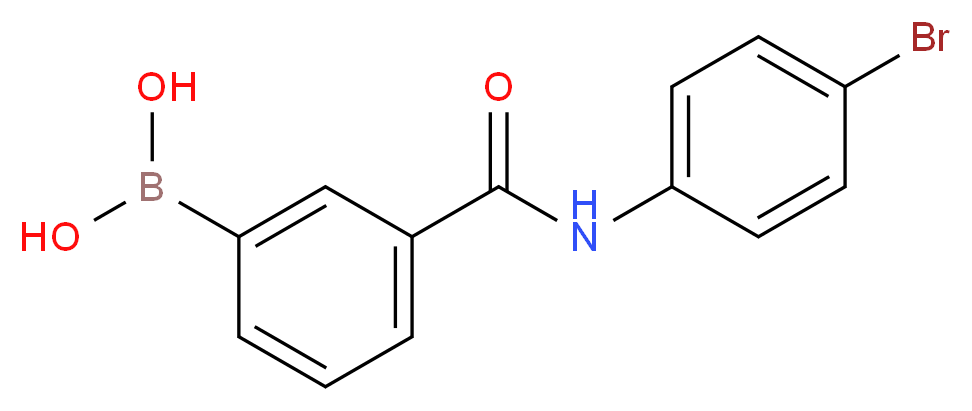 3-[(4-Bromophenyl)carbamoyl]benzeneboronic acid 95%_Molecular_structure_CAS_874288-28-5)