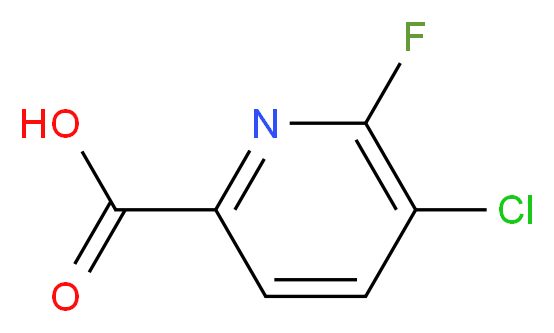 5-CHLORO-6-FLUORO-PYRIDINE-2-CARBOXYLIC ACID_Molecular_structure_CAS_851386-30-6)