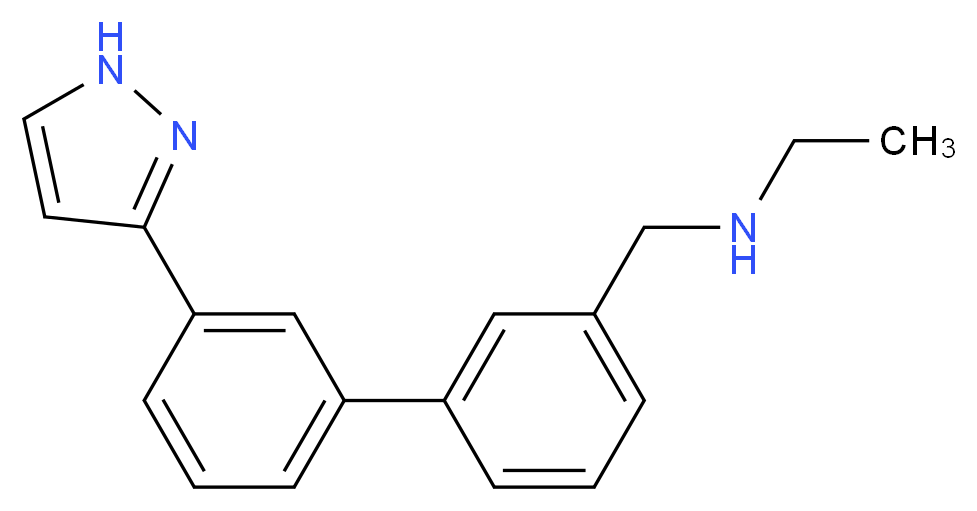 N-{[3'-(1H-pyrazol-3-yl)-3-biphenylyl]methyl}ethanamine_Molecular_structure_CAS_)