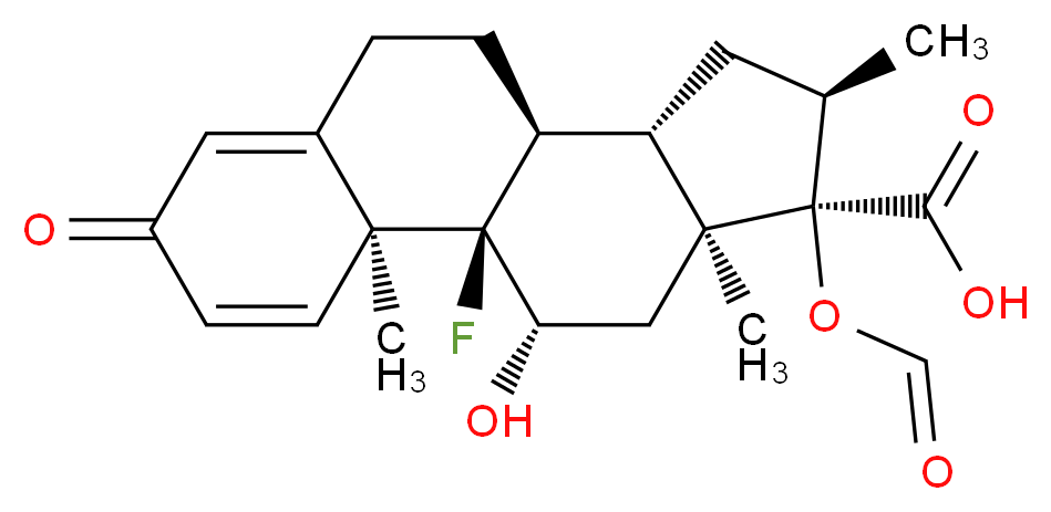 17β-Carboxy-17α-formyloxy Dexamethasone_Molecular_structure_CAS_473273-04-0)