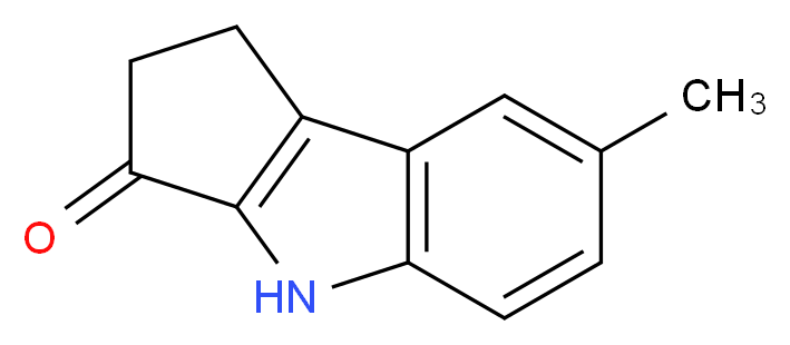 7-methyl-1,2-dihydrocyclopenta[b]indol-3(4H)-one_Molecular_structure_CAS_)