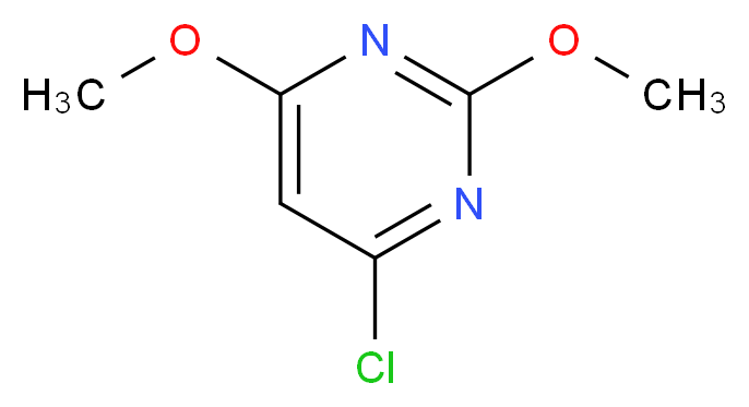 4-Chloro-2,6-dimethoxypyrimidine_Molecular_structure_CAS_6320-15-6)