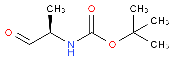 (R)-(1-Methyl-2-oxo-ethyl)-carbamic acid tert-butyl ester_Molecular_structure_CAS_82353-56-8)