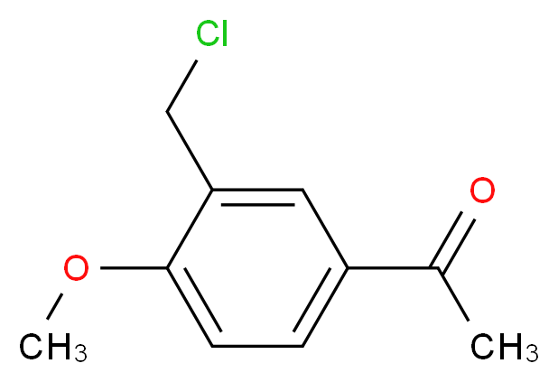 5-Acetyl-2-methoxybenzyl chloride_Molecular_structure_CAS_62581-82-2)