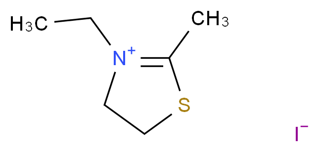 3-Ethyl-2-methyl-2-thiazolinium iodide_Molecular_structure_CAS_54654-71-6)