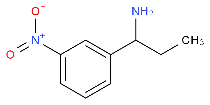 1-(3-nitrophenyl)propan-1-amine_Molecular_structure_CAS_)