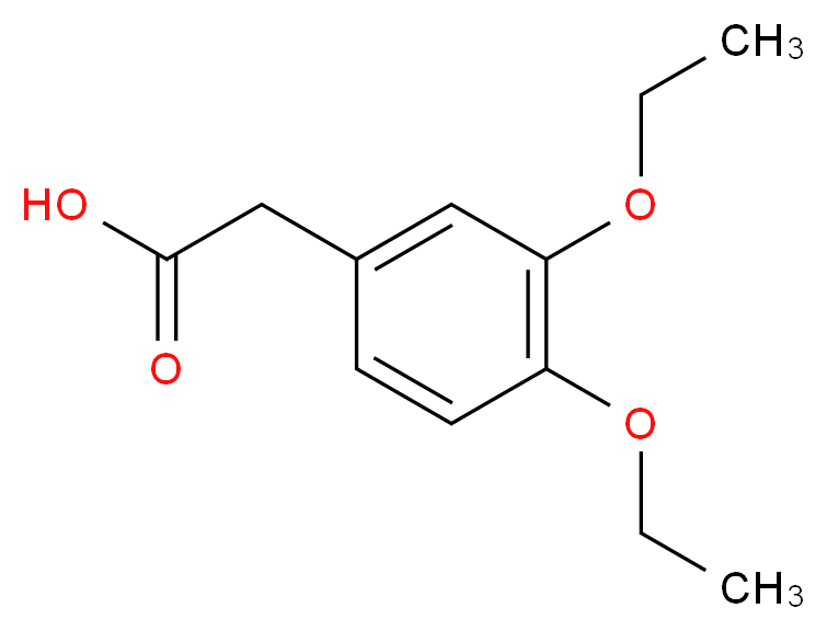 2-(3,4-Diethoxyphenyl)acetic acid_Molecular_structure_CAS_38464-04-9)
