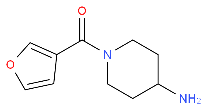 1-(3-furoyl)piperidin-4-amine_Molecular_structure_CAS_926210-83-5)