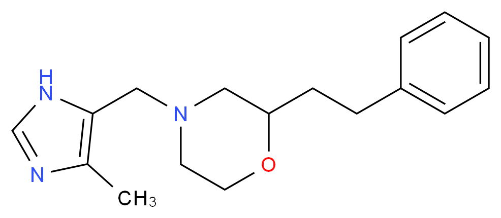 4-[(4-methyl-1H-imidazol-5-yl)methyl]-2-(2-phenylethyl)morpholine_Molecular_structure_CAS_)