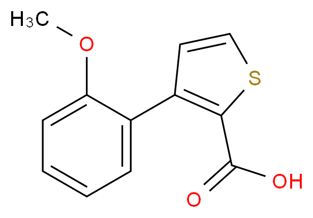 3-(2-Methoxyphenyl)thiophene-2-carboxylic acid_Molecular_structure_CAS_666841-74-3)
