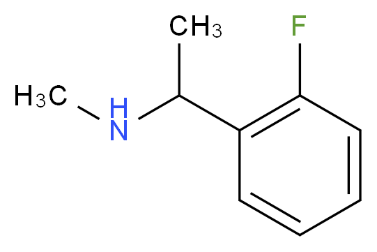 [1-(2-fluorophenyl)ethyl](methyl)amine_Molecular_structure_CAS_)