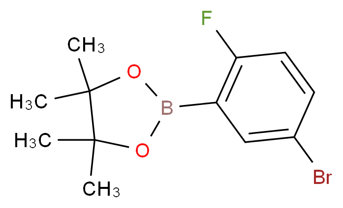 5-Bromo-2-fluorobenzeneboronic acid pinacol ester_Molecular_structure_CAS_)