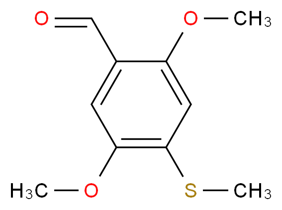 2,5-dimethoxy-4-(methylthio)benzaldehyde_Molecular_structure_CAS_61638-04-8)