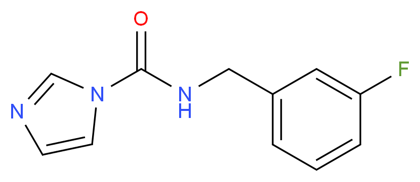 N-(3-fluorobenzyl)-1H-imidazole-1-carboxamide_Molecular_structure_CAS_)