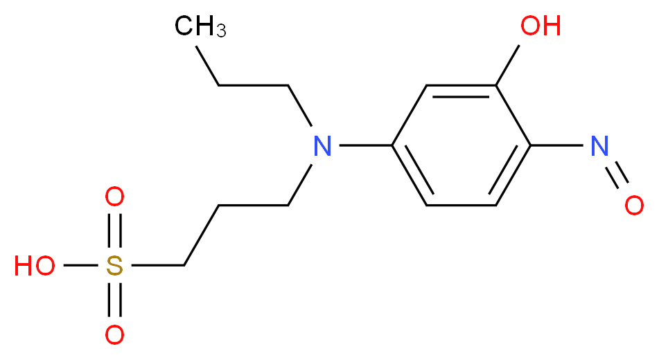 3-(3-Hydroxy-4-nitroso-N-propylanilino)propanesulfonic acid_Molecular_structure_CAS_80459-15-0)