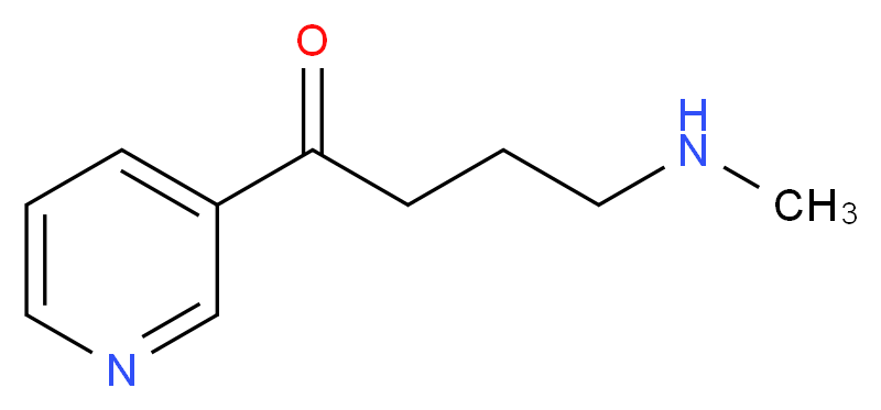4-(Methylamino)-1-(3-pyridyl)-1-butanone Dihydrochloride_Molecular_structure_CAS_66093-90-1)