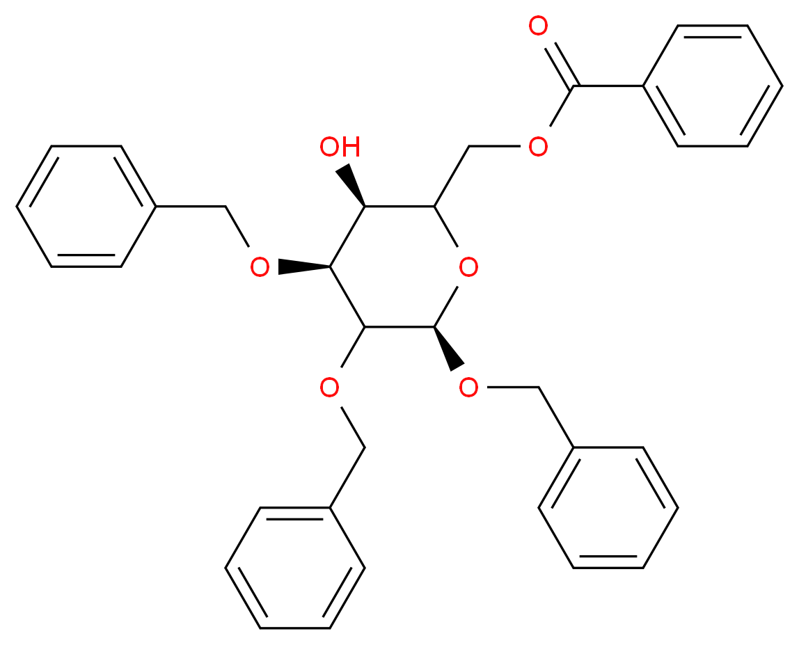 Benzyl 2,3-Di-O-benzyl-6-O-benzoyl-β-D-galactopyranoside_Molecular_structure_CAS_313352-43-1)