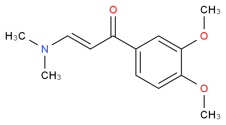 (E)-1-(3,4-dimethoxyphenyl)-3-(dimethylamino)prop-2-en-1-one_Molecular_structure_CAS_)
