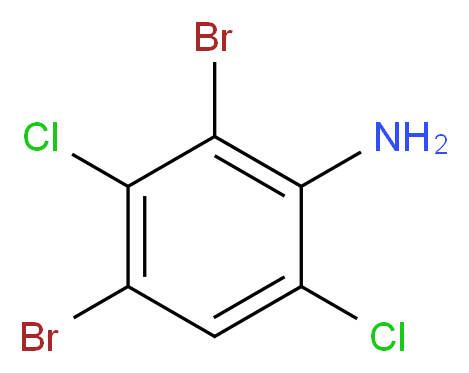 2,4-dibromo-3,6-dichloroaniline_Molecular_structure_CAS_)