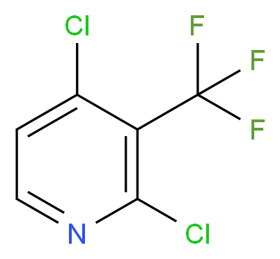 2,4-Dichloro-3-(trifluoromethyl)pyridine_Molecular_structure_CAS_1186194-98-8)