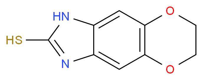 6,7-dihydro-1H-[1,4]dioxino[2',3':4,5]benzo[1,2-d]imidazole-2-thiol_Molecular_structure_CAS_)