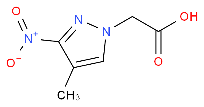 2-(4-methyl-3-nitro-1H-pyrazol-1-yl)acetic acid_Molecular_structure_CAS_)
