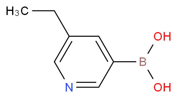 (5-Ethylpyridin-3-yl)boronic acid_Molecular_structure_CAS_1001907-70-5)