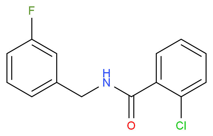 2-Chloro-N-(3-fluorobenzyl)benzamide_Molecular_structure_CAS_438617-47-1)