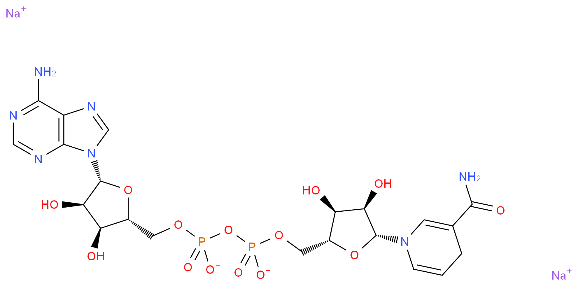 β-NADH Disodium Salt_Molecular_structure_CAS_606-68-8)