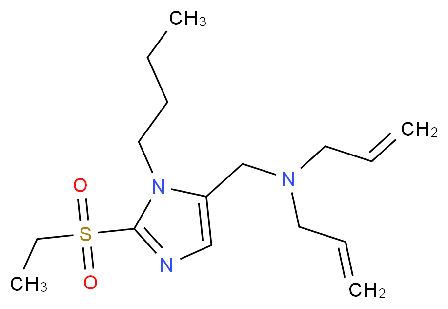 N-allyl-N-{[1-butyl-2-(ethylsulfonyl)-1H-imidazol-5-yl]methyl}-2-propen-1-amine_Molecular_structure_CAS_)