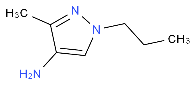 3-methyl-1-propyl-1H-pyrazol-4-amine_Molecular_structure_CAS_)