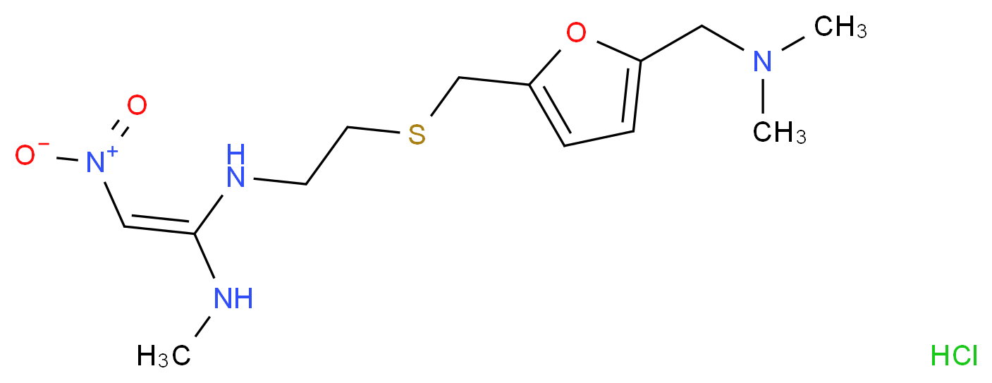 Ranitidine hydrochloride_Molecular_structure_CAS_66357-59-3)