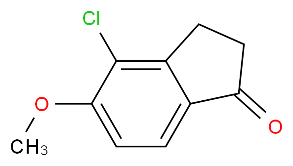 4-Chloro-5-methoxy-1-indanone_Molecular_structure_CAS_944109-65-3)
