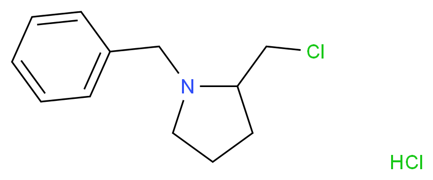 1-Benzyl-2-(chloromethyl)pyrrolidine hydrochloride_Molecular_structure_CAS_)